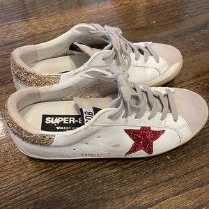 Lightly used Golden Goose superstar shoes, size 39